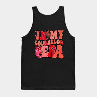 In My Counselor Era  Groovy Back To School Teacher Tank Top